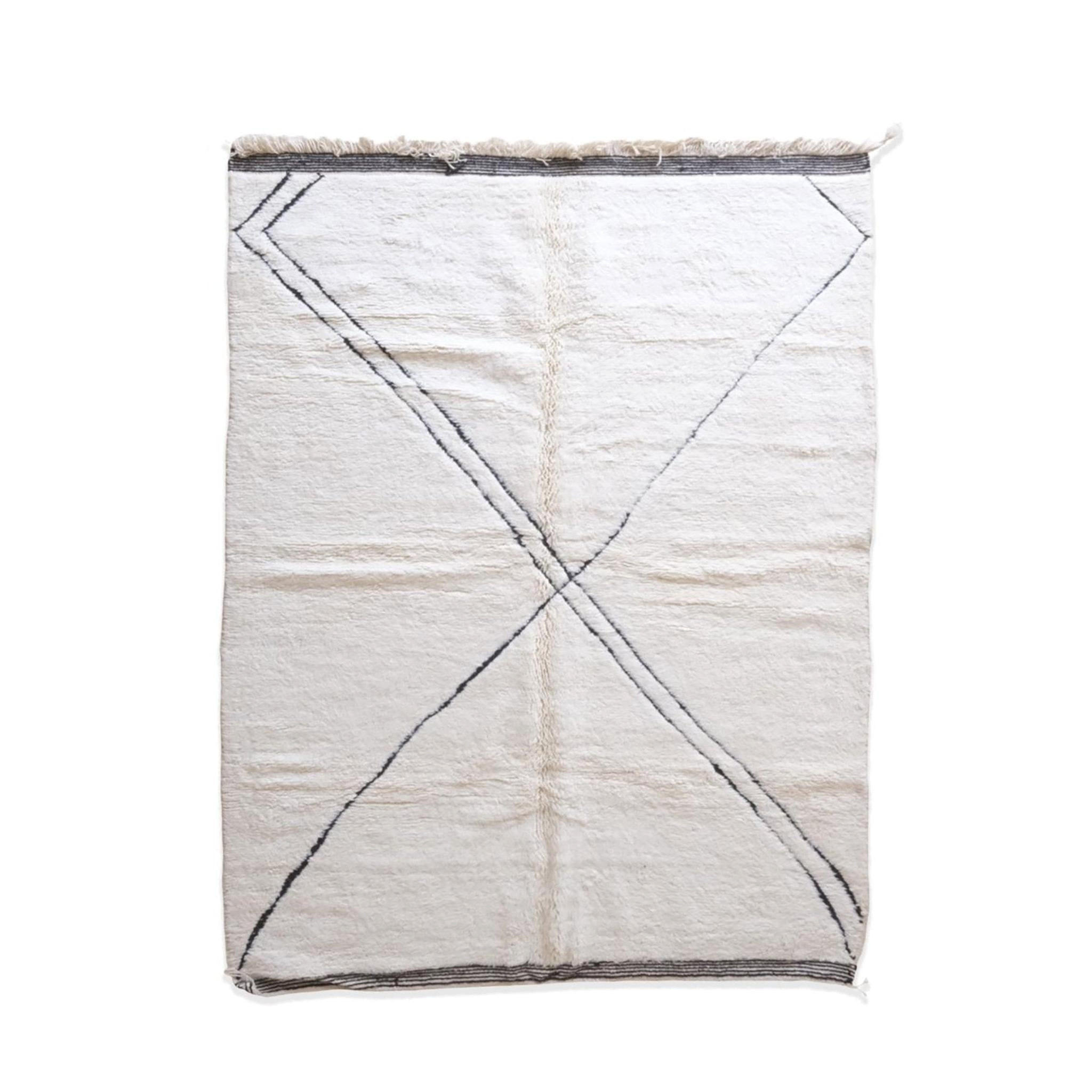 BERBERTEPPICH aus reiner Wolle 210x 276 cm - Weiß, Naturmaterialien (210/276cm) - AFK Living