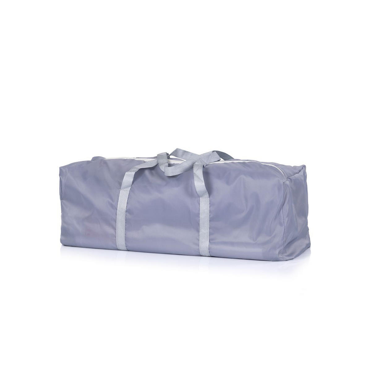 LAUFSTALL Easy grau 180 x 180 cm, Tasche, 2 Ringe, faltbar, Schlupfloch, Reißverschluss - Grau, Metall (180/62/180cm) - Chipolino