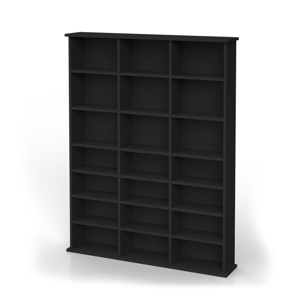 CD-REGAL Jukebox Schwarz 105.4 x 136 cm - Schwarz, Holzwerkstoff (105.4/136/19cm) - Vicco