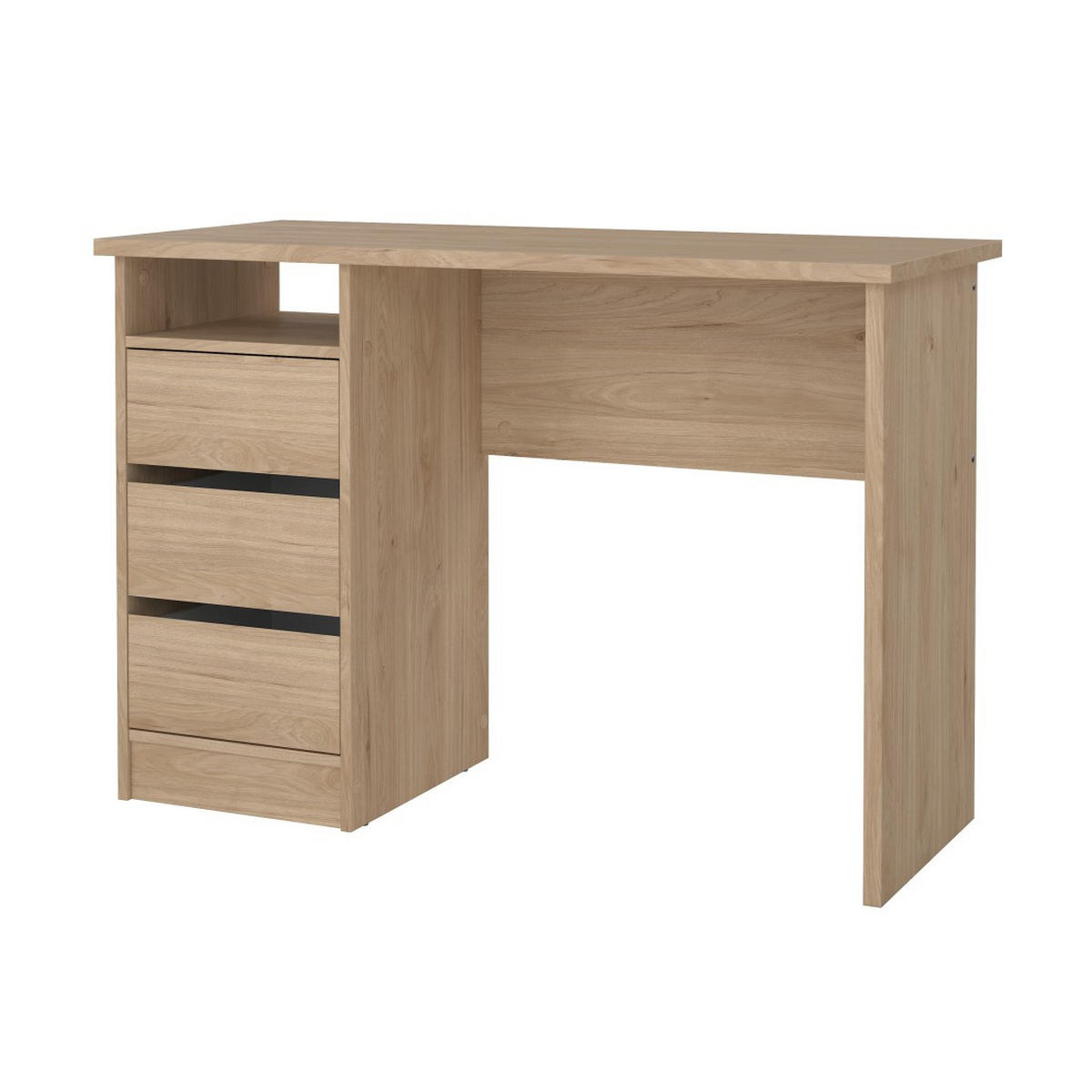 SCHREIBTISCH, FunctionPlus, Nussbaum, Holzwerkstoff, 110 x 49 x 76 cm - Nussbaumfarben, Holzwerkstoff (49/110/76cm) - ebuy24