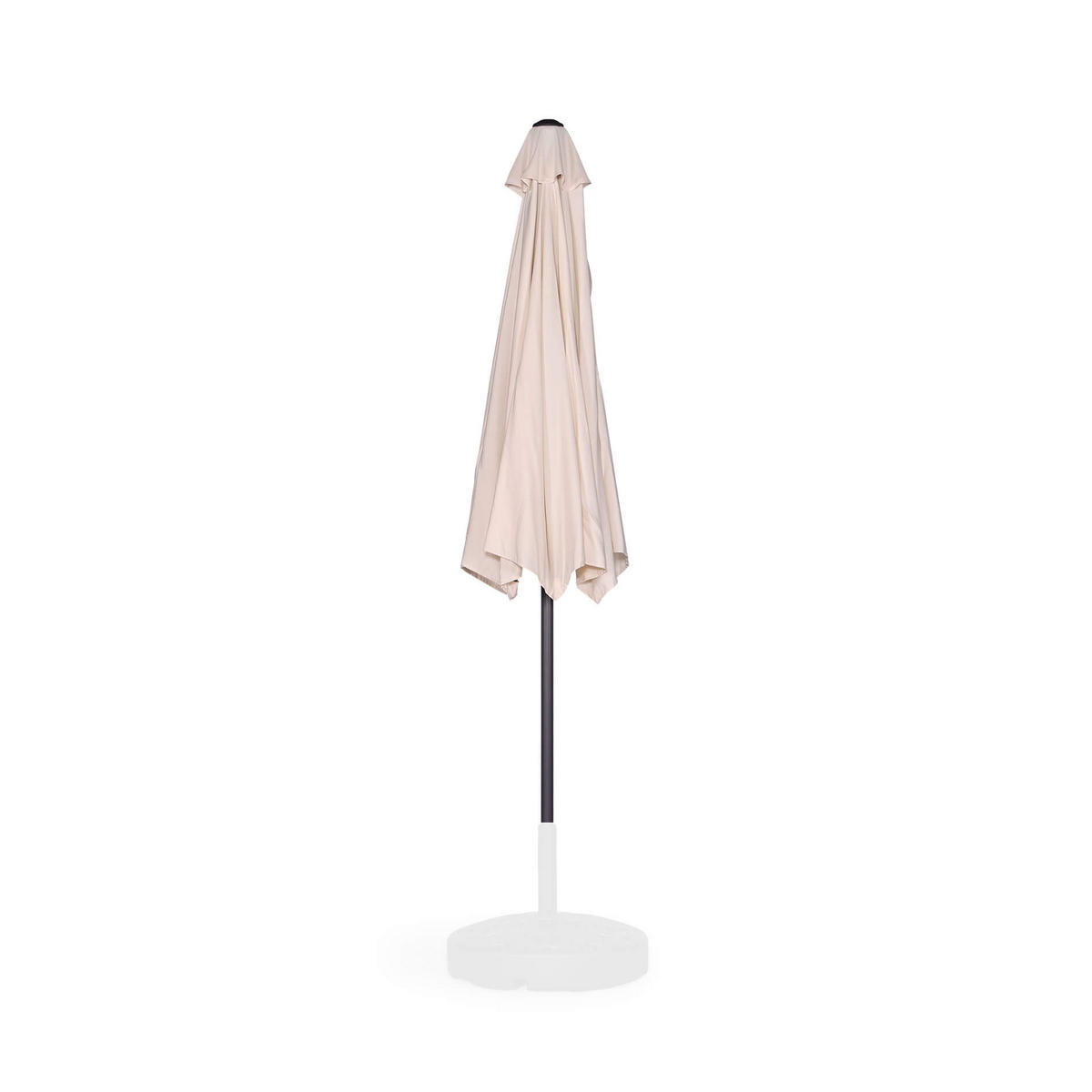 SONNENSCHIRM Beige 270/135/245 cm - Beige, Metall (270/135cm) - Mobili Rebecca