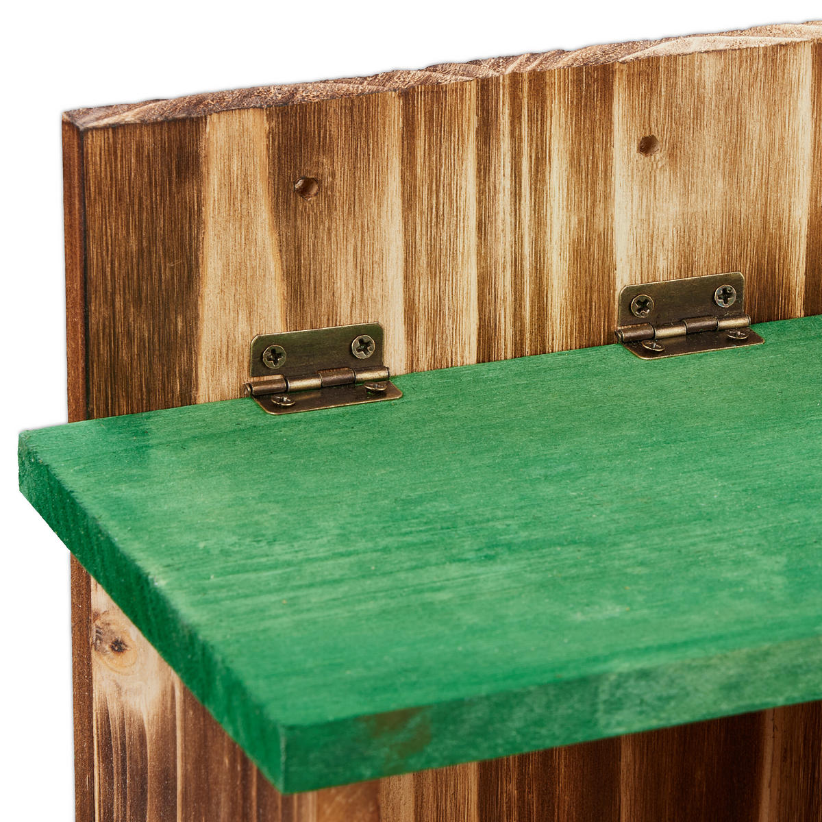 EICHHÖRNCHENFUTTERHAUS - Hellbraun, Holz/Kunststoff (28/27/23cm) - Relaxdays