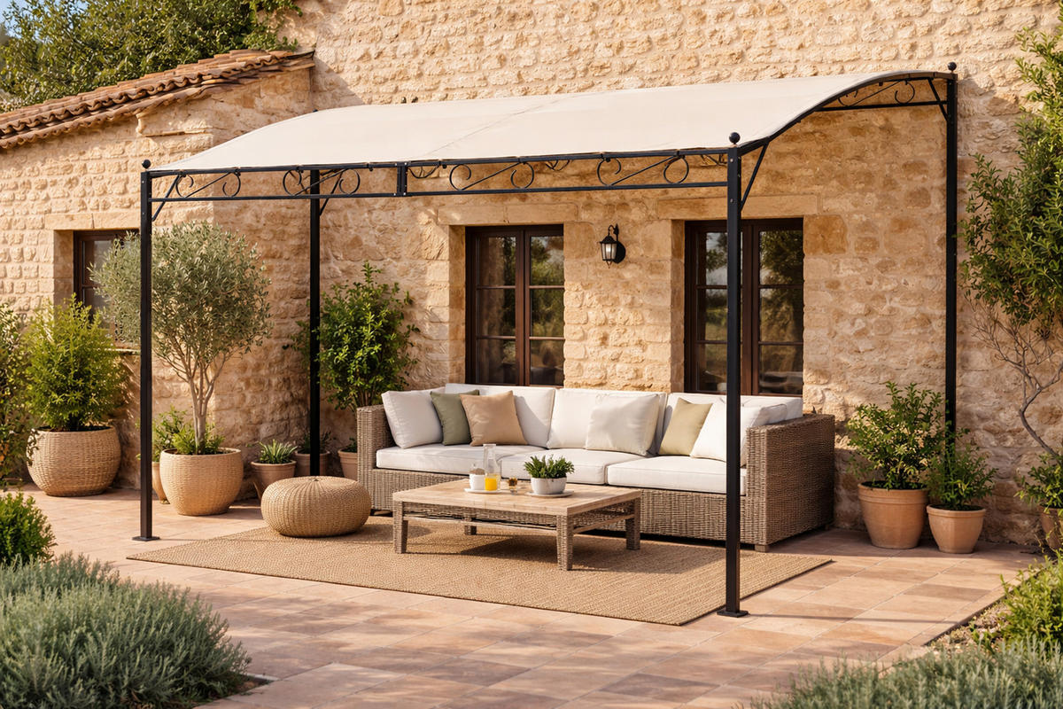 ERSATZDACH 250x300cm Sand - Beige, Textil (296/1/260cm) - QUICK STAR