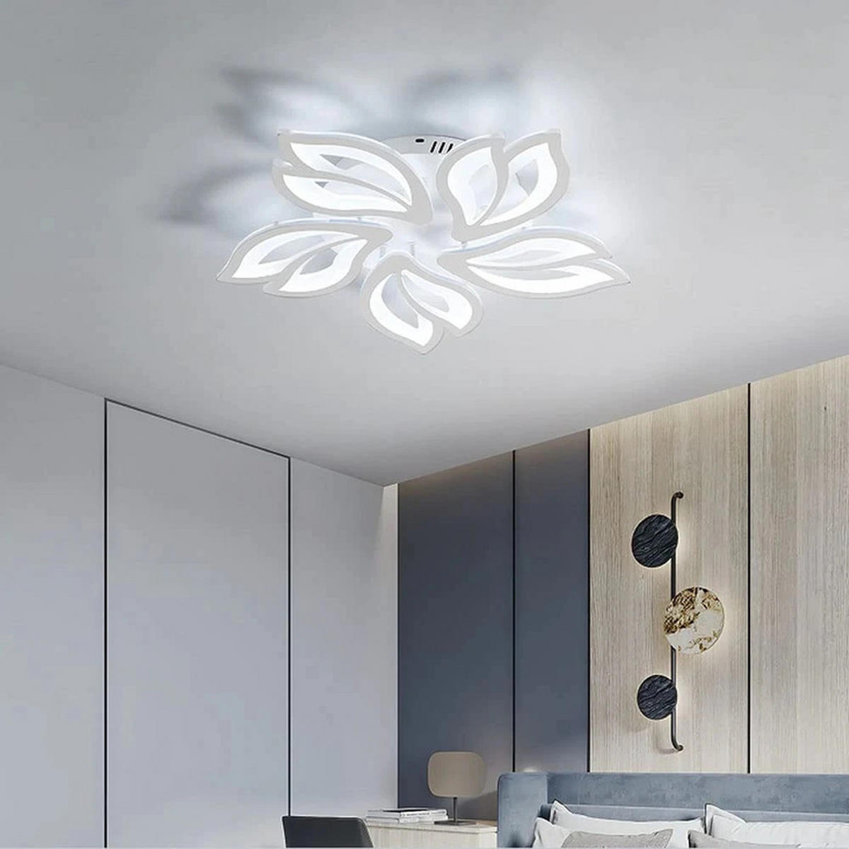 LED-DECKENLEUCHTE 58/8 cm - Weiß, Kunststoff (58/58/8cm) - Coonoor