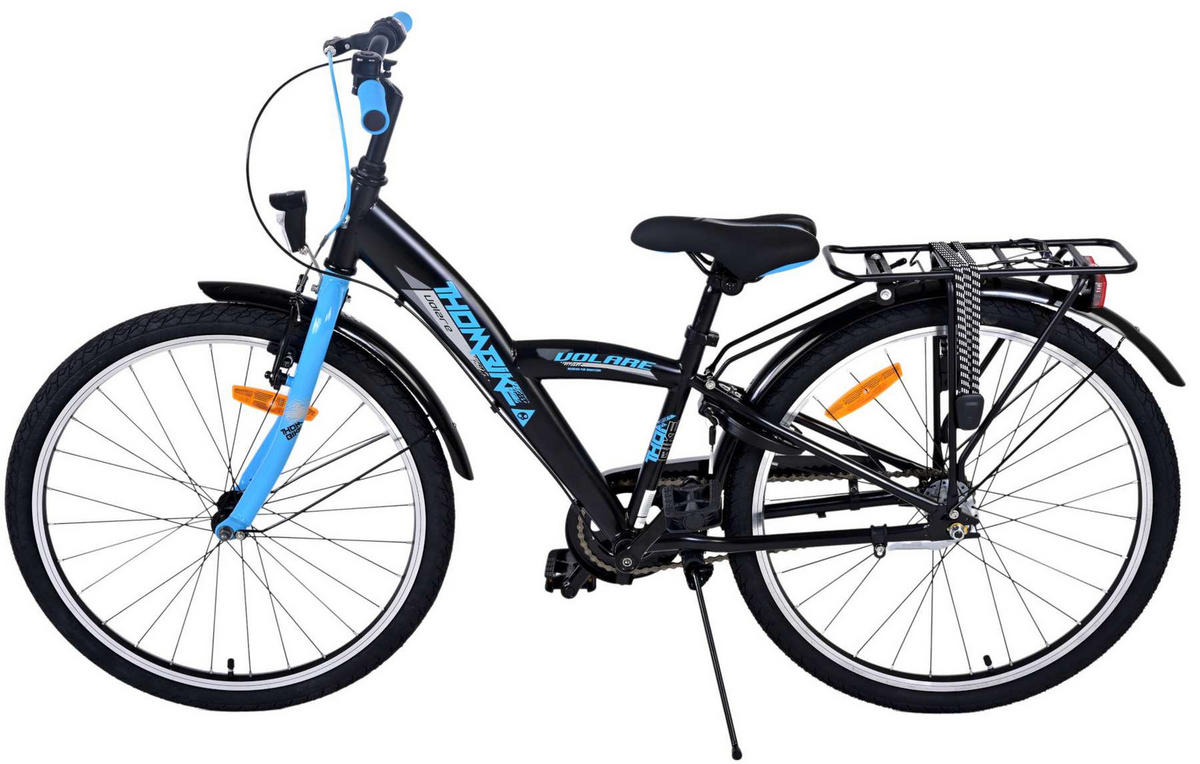 KINDERFAHRRAD Thornbike - Jungen - 24 Zoll - Rücktritt + Handbremse - 3 Gänge - Blau - Blau, Metall (61cm) - TPFSports