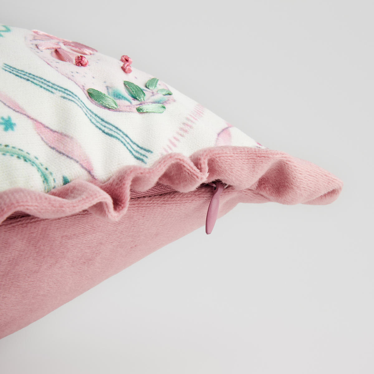 KISSENBEZUG Florara - Rosa, Textil (45/45cm) - home&you