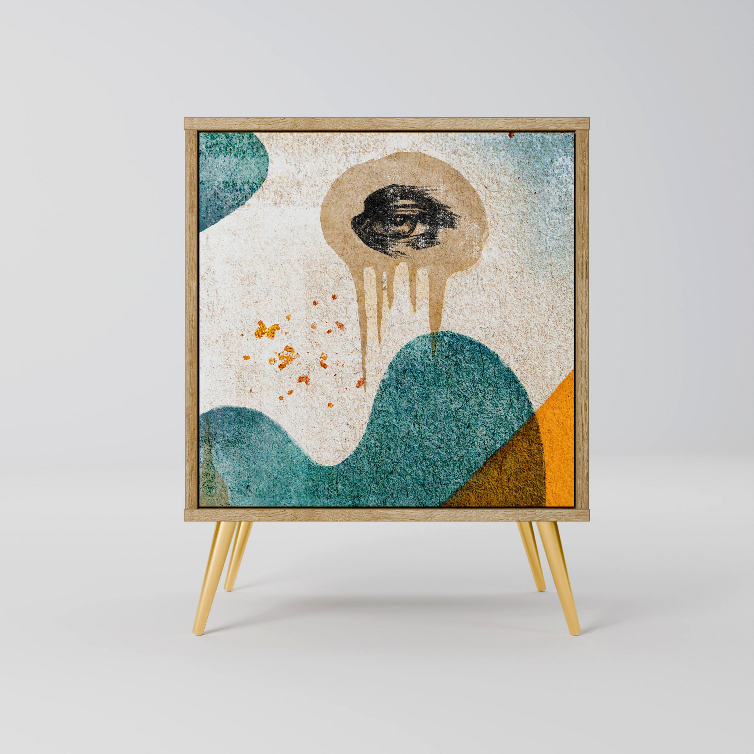 SpaceRebels Sideboard Eiche 57.5x75.5x42 cm