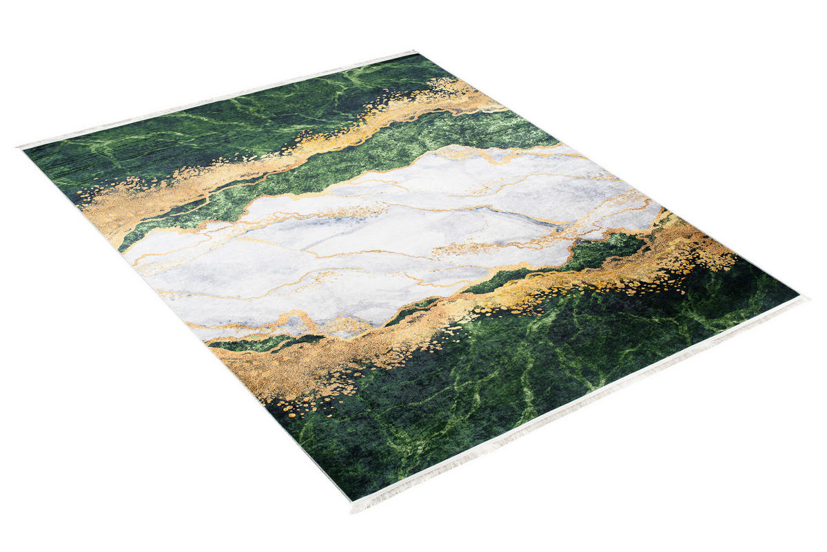 TEPPICH TOSCANA Grün 160/230 cm - Grün, Textil (160/230cm) - Tapiso