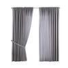 SCHLAUFENGARDINE 2ER SET »Jena« HxB 250x300 cm Silber - Silberfarben, Textil (300/250cm) - Gardinenbox