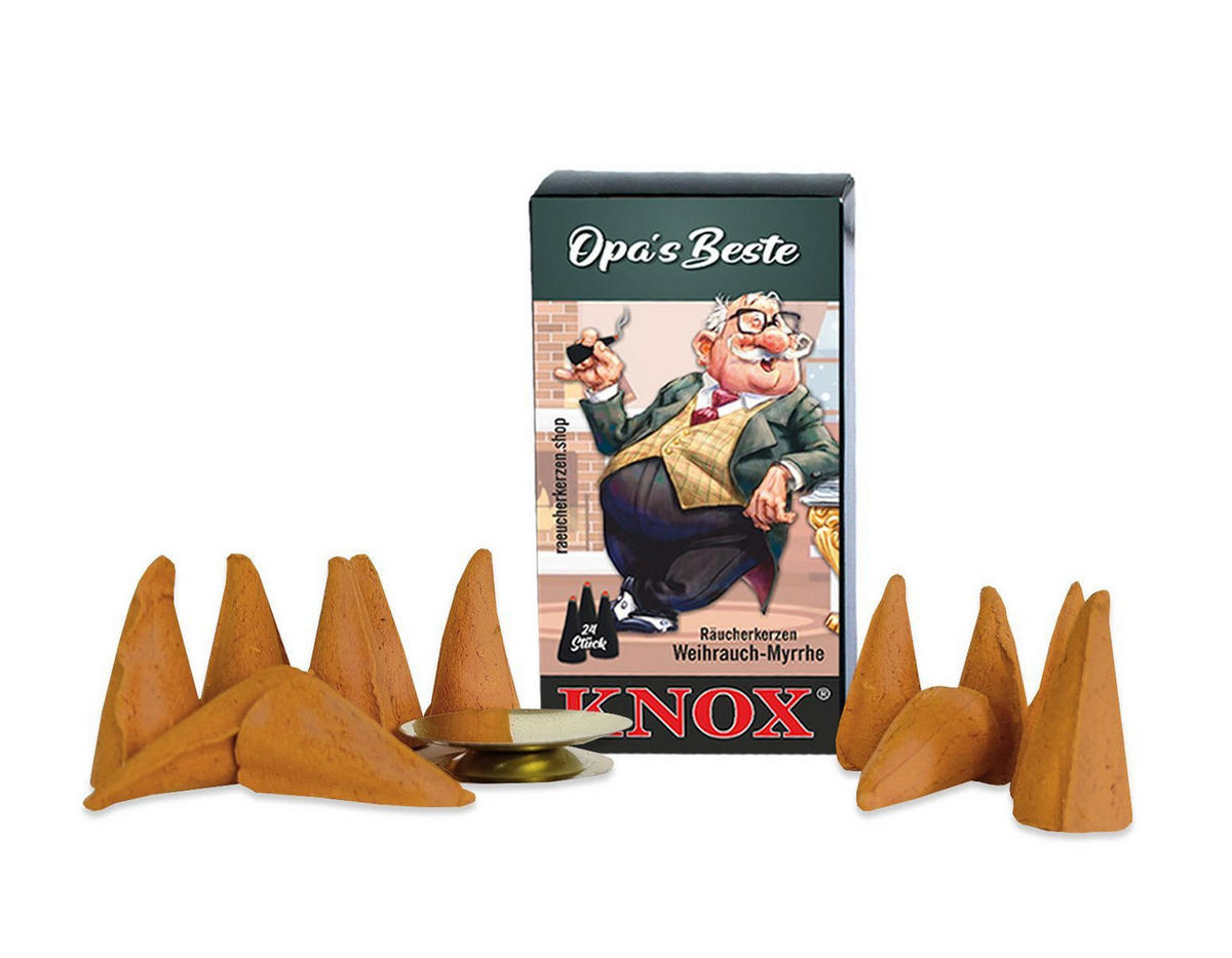 RÄUCHERKERZEN Sparset Waldhonig-Riesen, Glimmschale, Opas Beste Weihrauch - Multicolor, Metall (6.5/2.3/12.5cm)