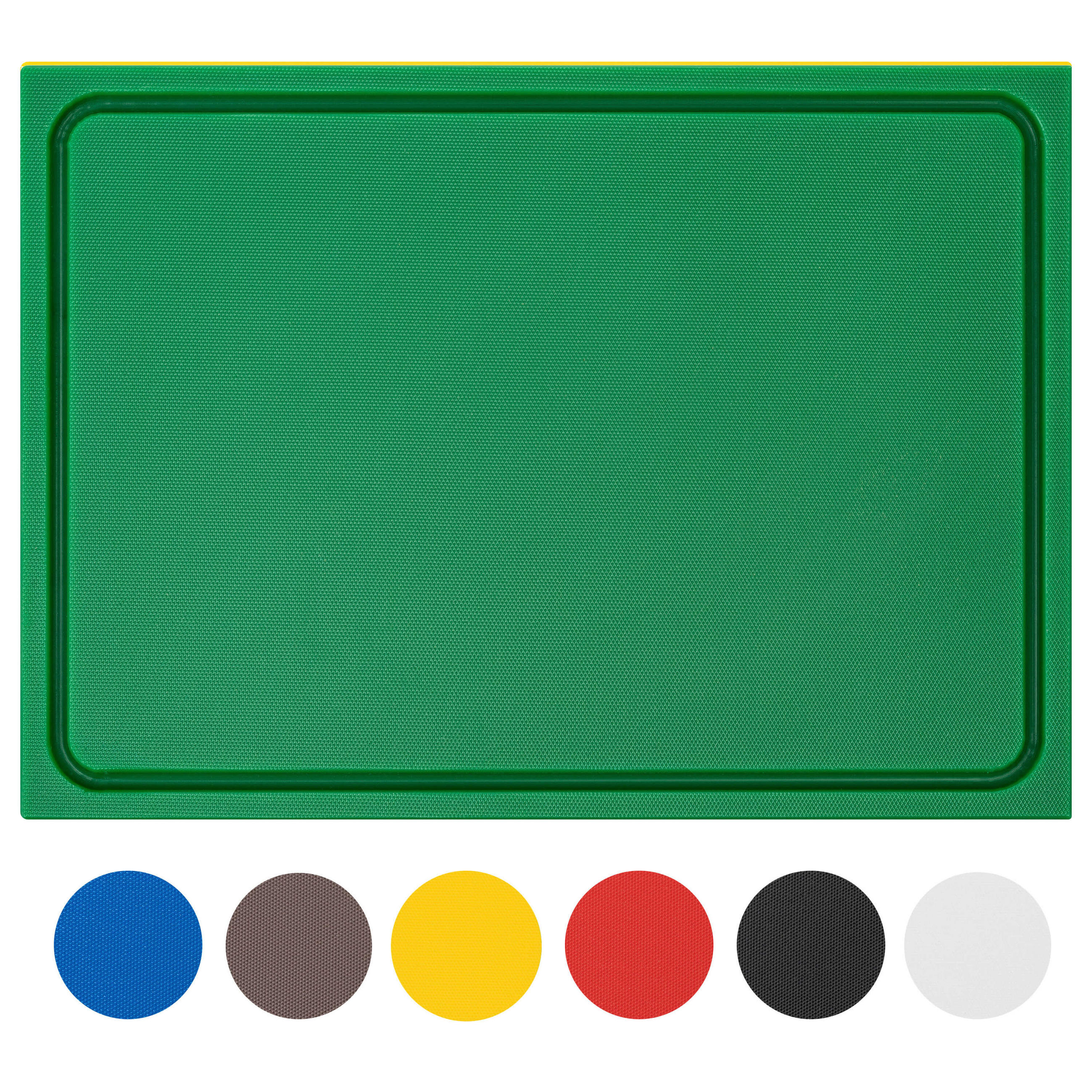 SCHNEIDEBRETT HDPE500 35x25x2 cm - Grün, Kunststoff (25/35cm) - Muvell