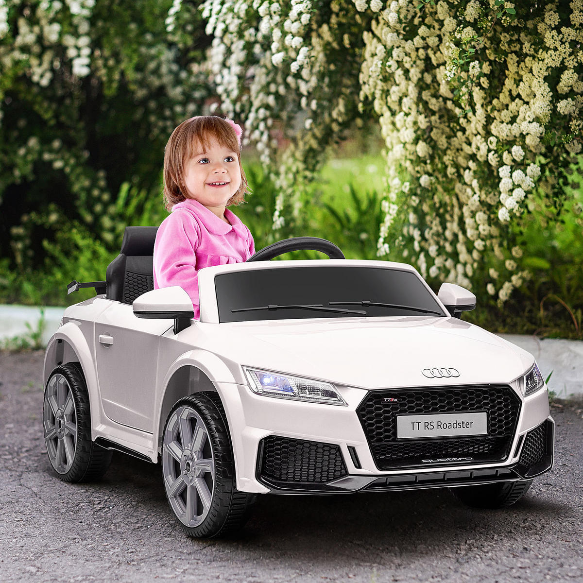 KINDERFAHZEUG - Weiß, Kunststoff/Metall (102/60/44cm) - HOMCOM
