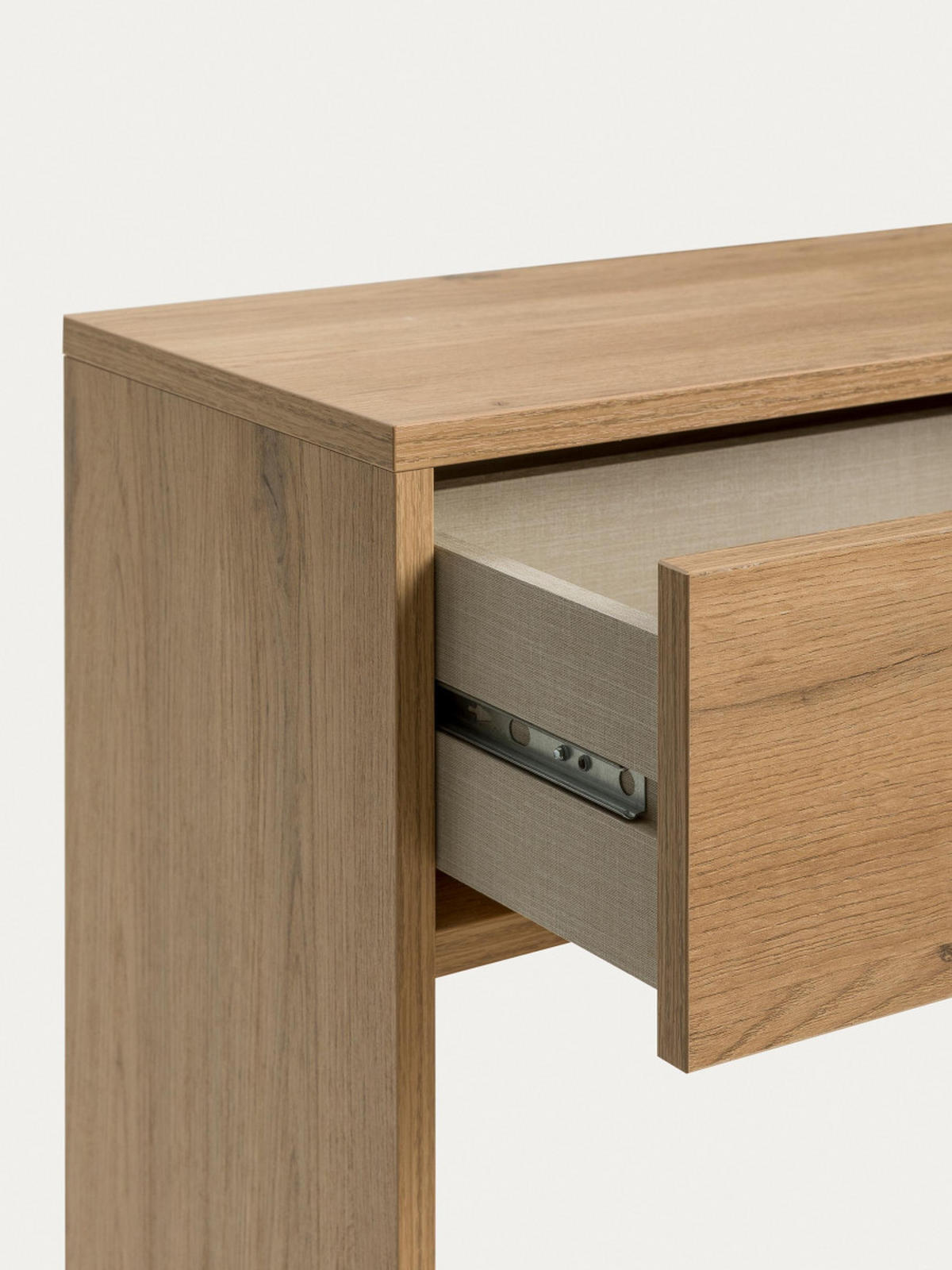 KONSOLE Hegas Natur 80 cm x 81 cm - Braun, Holzwerkstoff (80/81/25cm) - Kenay Home