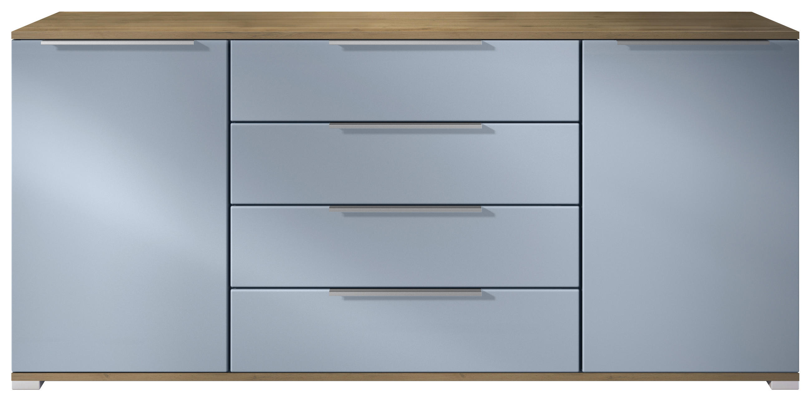 Vladon Sideboard Pastellblau 166.5x75.5x35 cm