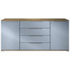 SIDEBOARD Linio Denim matt - Pastellblau, Holzwerkstoff (166.5/75.5/35cm) - Vladon