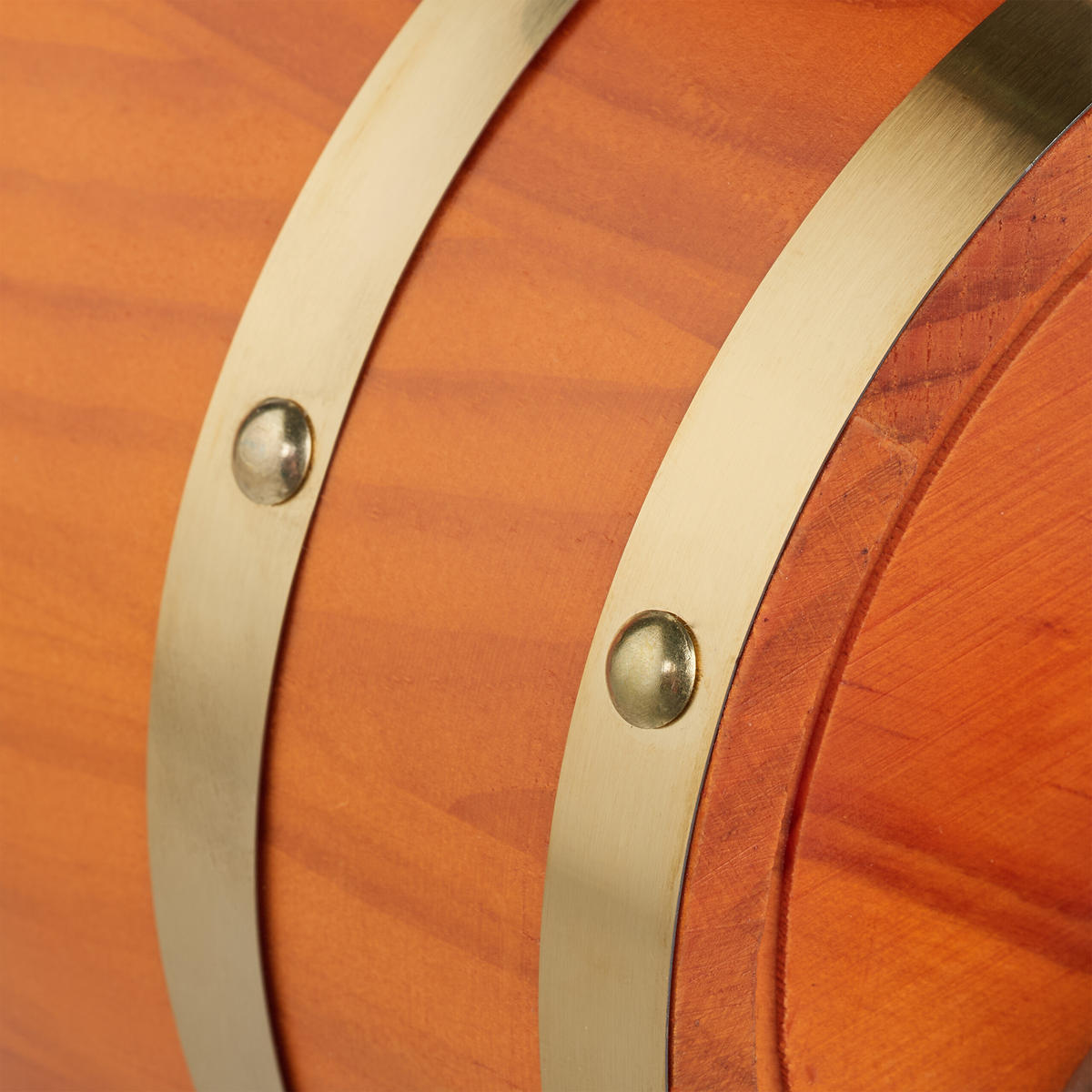 DREVENÉ súd - svetlohnedá, kov/drevo (18.5/25/28cm) - Relaxdays