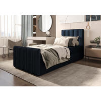BOXBETT Adelle V Dunkelgrau 80x200 cm - Dunkelgrau, Textil (80/200cm) - B&B Home