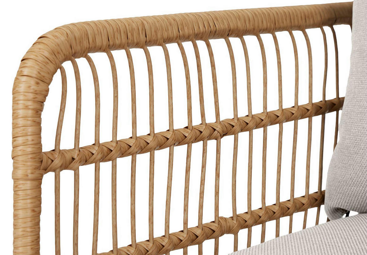 GARTENSTUHL 2er Set Beige - Beige, Metall (68/65/72cm) - ebuy24