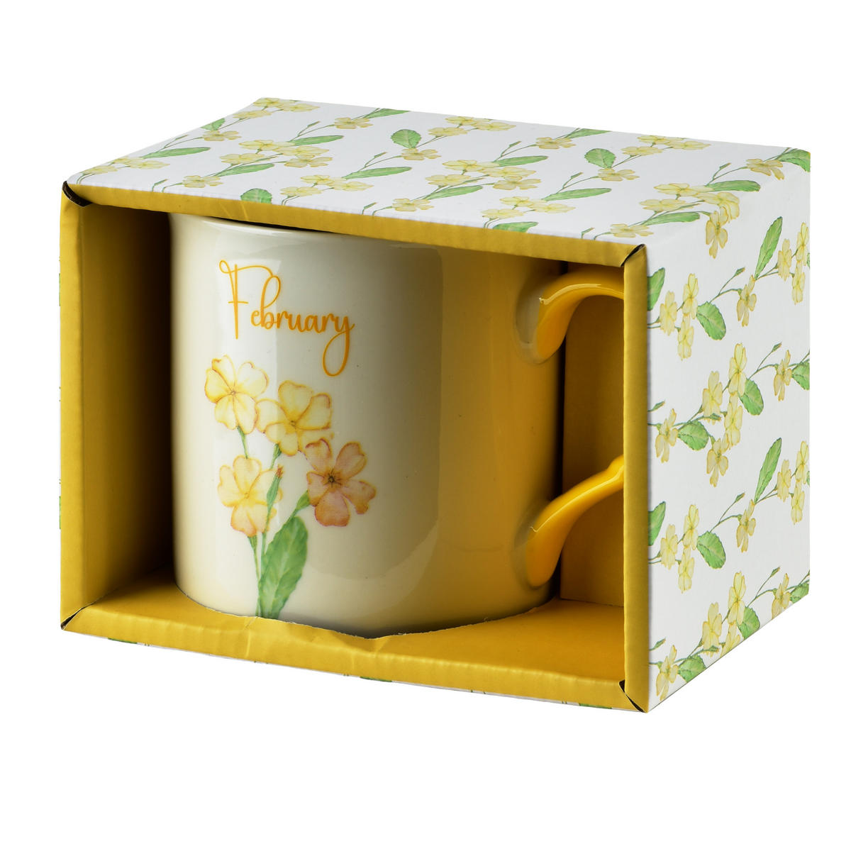 BECHER Mes gelb 8.5/10/9 cm Porzellan - Gelb, Keramik (0.32L) - Mondex