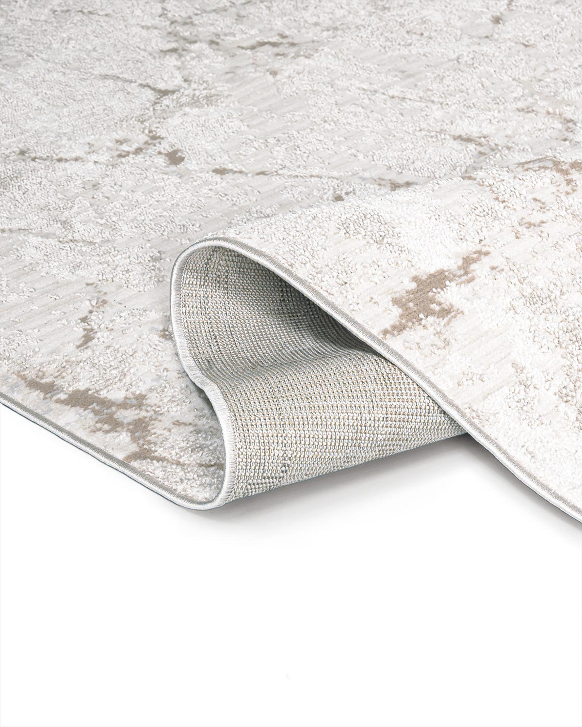 TEPPICH Mataro Valle Mazovia 160x230cm Anthrazit Grau Marmor Kurzflor - Grau, Textil (160/230cm) - Mazovia
