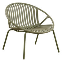 LOUNGESESSEL Barow Grün 79.5 cm x 72.5 cm - Grün, Kunststoff (79/72/71cm) - Kenay Home