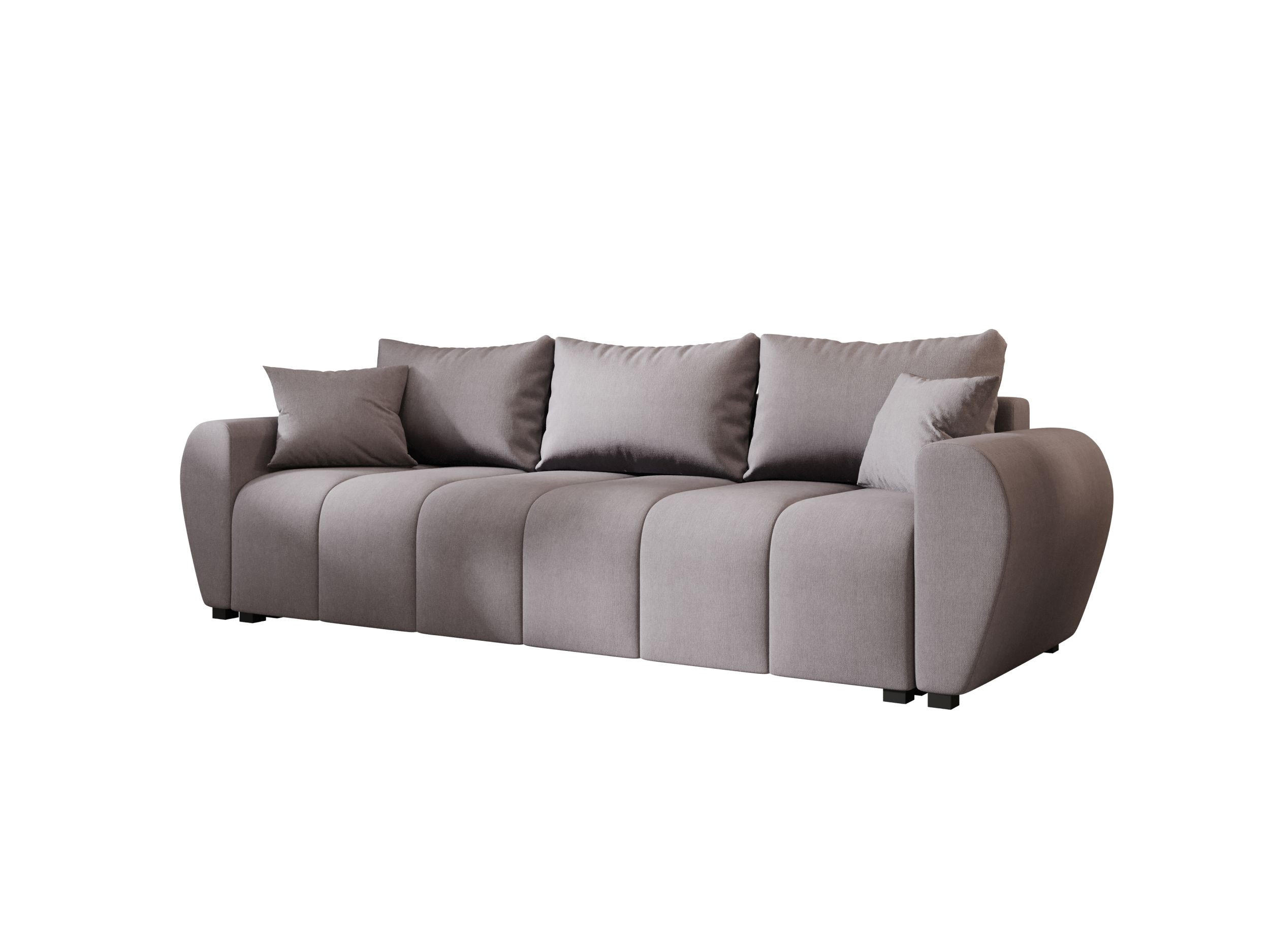 SOFA MOLISA mit Schlaffunktion COSMIC 160 mit Stauraum - Grau, Textil (86/82/246cm) - Bedante