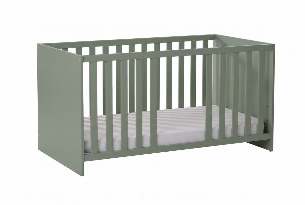 BABYBETT Essentials Schilfgrün - Grün, Holz/Holzwerkstoff (70/140cm) - arthur berndt