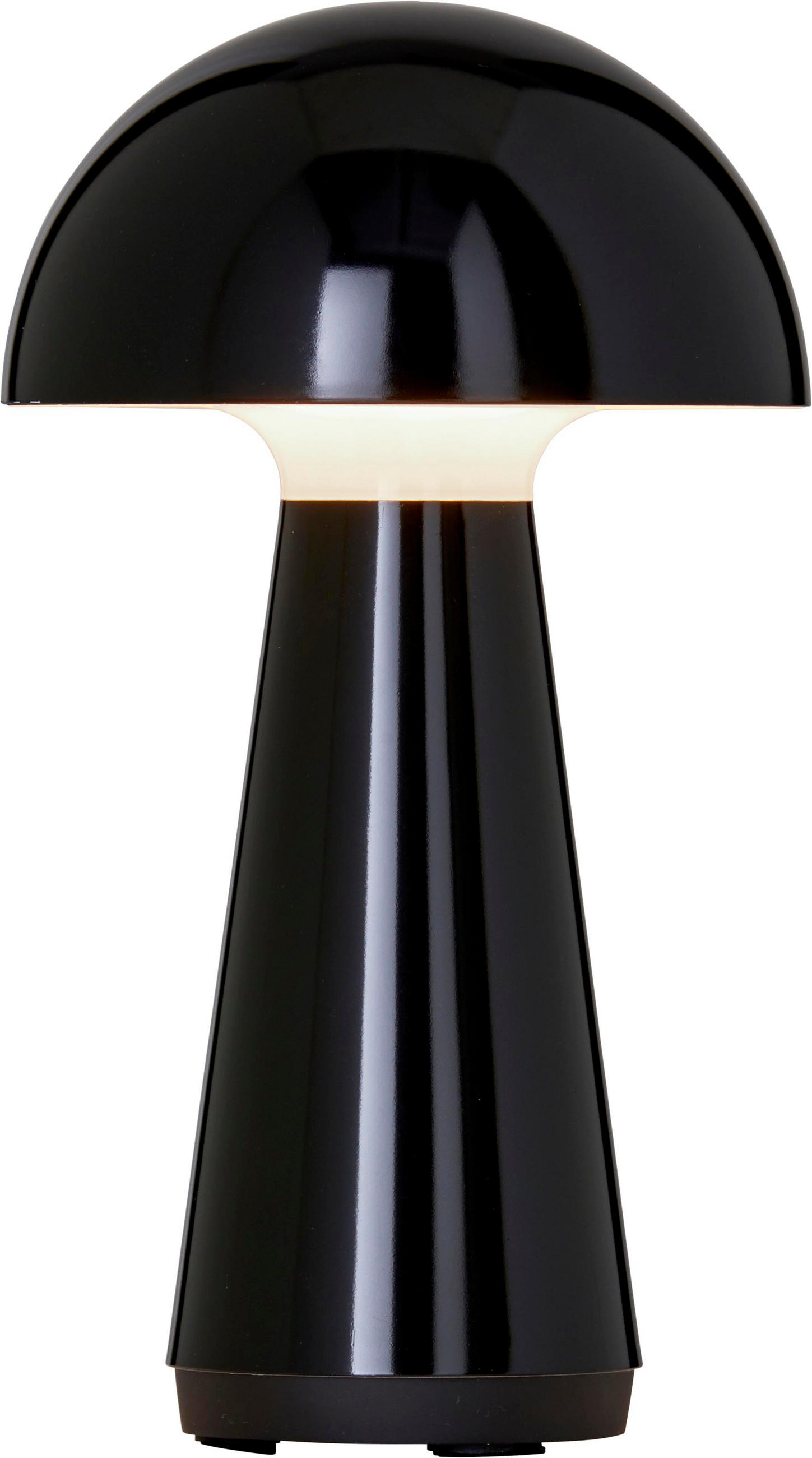 LED-AKKU-TISCHLEUCHTE - dimmbar mit Touch-Sensor für Innen und Außen in Schwarz - Schwarz, Kunststoff (16/16/28.5cm) - Northpoint