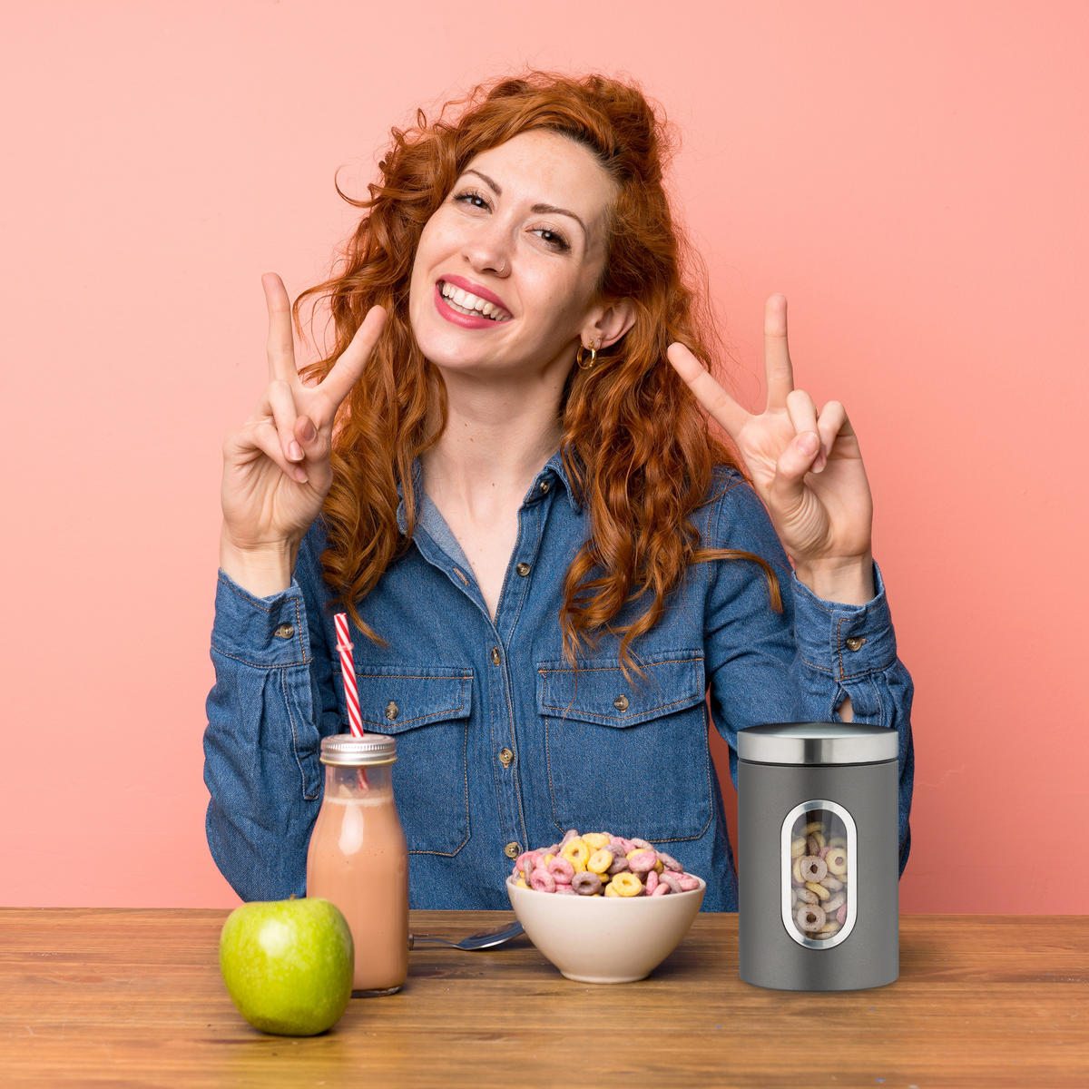 ÚLOŽNÝ box - viacfarebná, kov (11/17/11cm) - Relaxdays