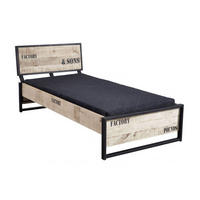 BETT Massivholz Mango 140 x 200 x 91 natur FACTORY #139 - Naturfarben, Holz (140/200cm) - Massivmoebel24