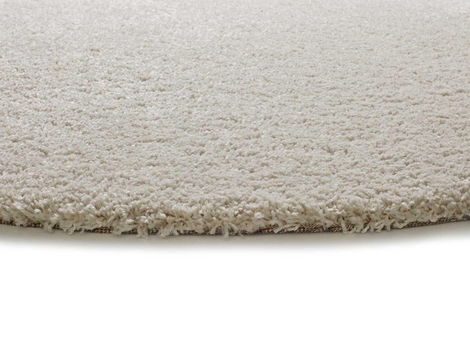 HOCHFLORTEPPICH Weiß Norge 130/130 cm - Weiß, Naturmaterialien/Textil (130/130cm) - Atticgo