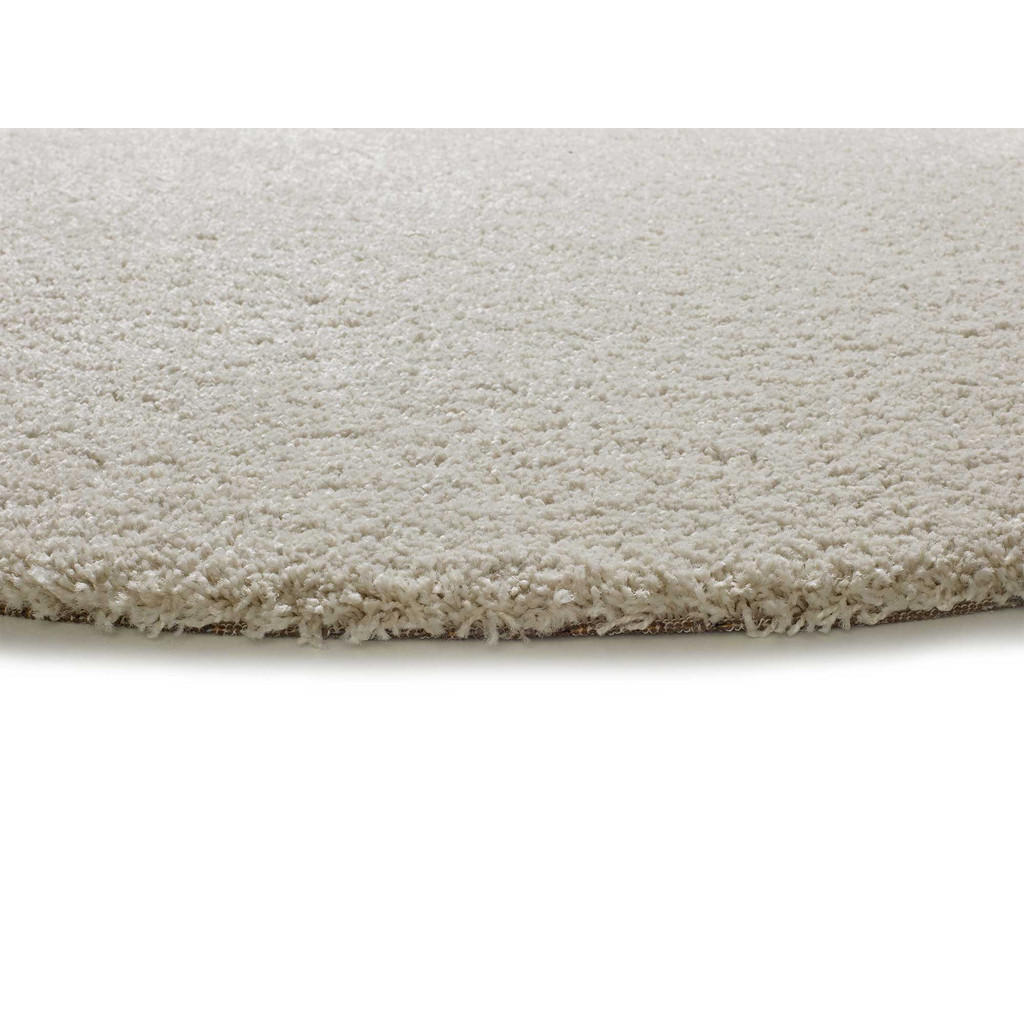 Thumbnail - Atticgo Hochflorteppich, Weiß, Textil, Uni, Rund, 130x130 cm, Oeko-Tex® Standard 100, für Fußbodenheizung geeignet, Tepp...