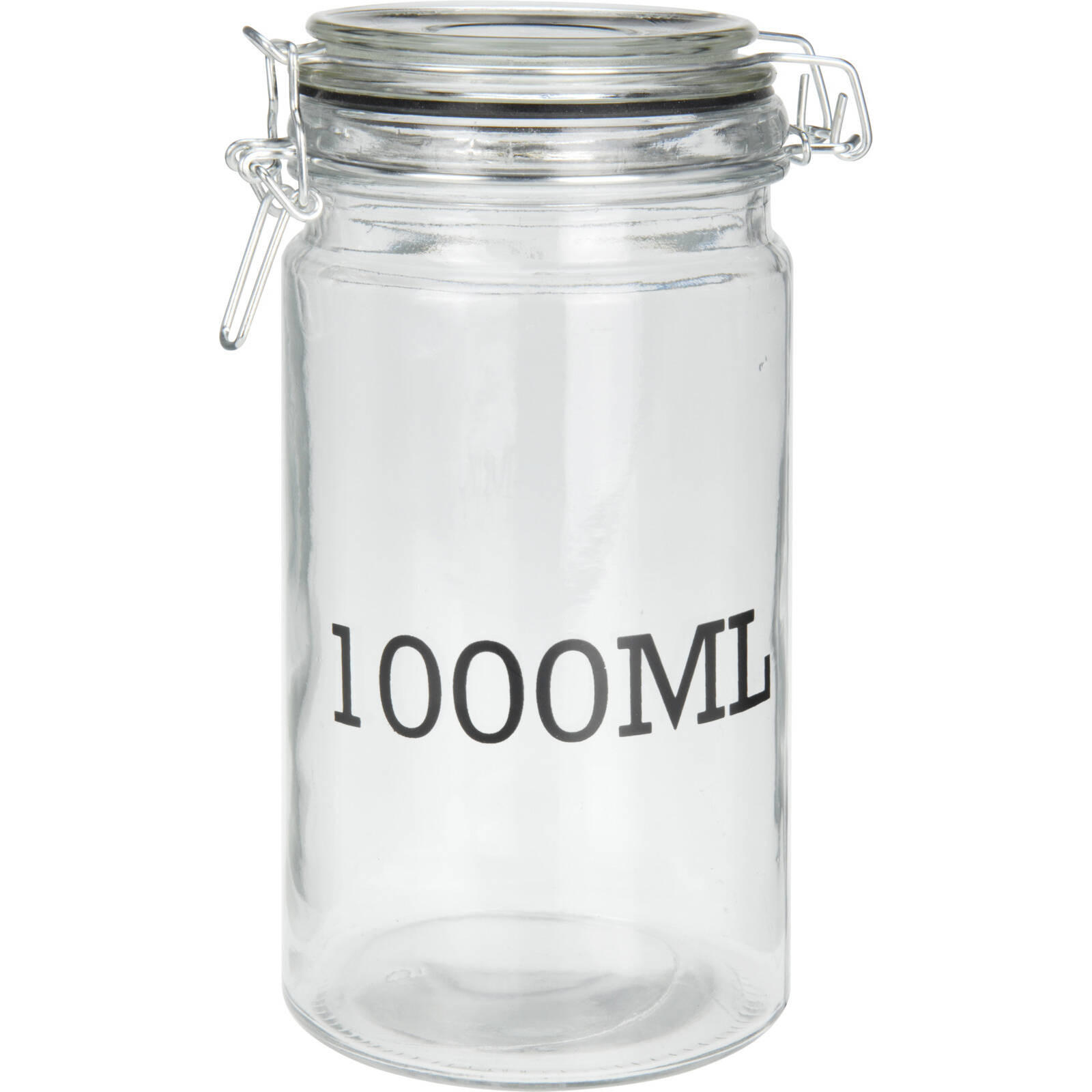 GLASBEHÄLTER mit Deckel 500 ml - Transparent, Glas (10/20/10cm)