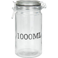 GLASBEHÄLTER mit Deckel 500 ml - Transparent, Glas (10/20/10cm)