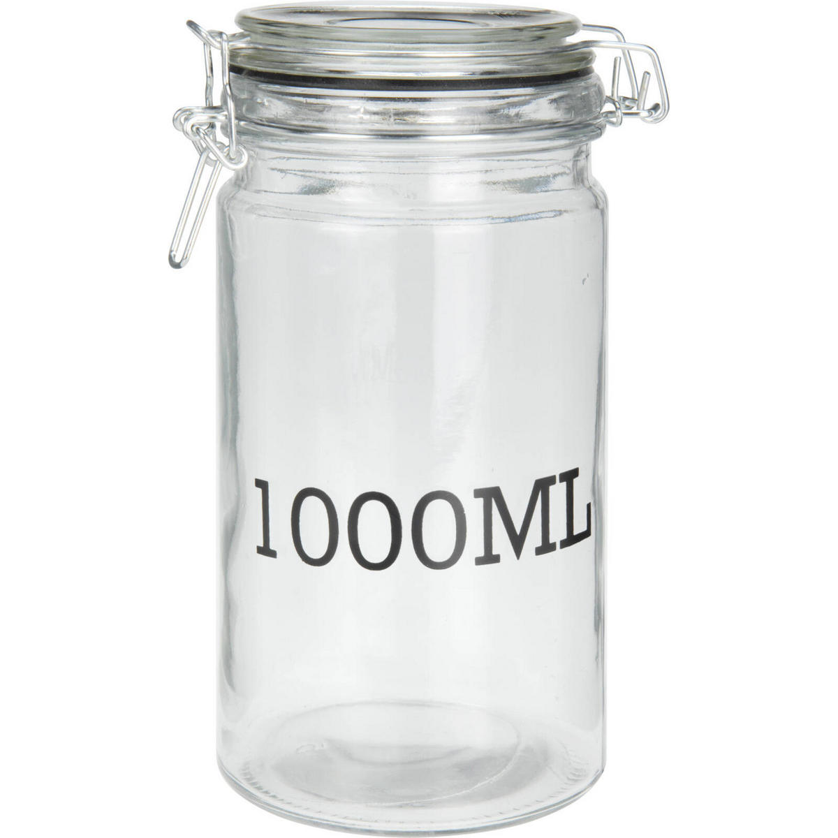 GLASBEHÄLTER mit Deckel 500 ml - Transparent, Glas (10/20/10cm)