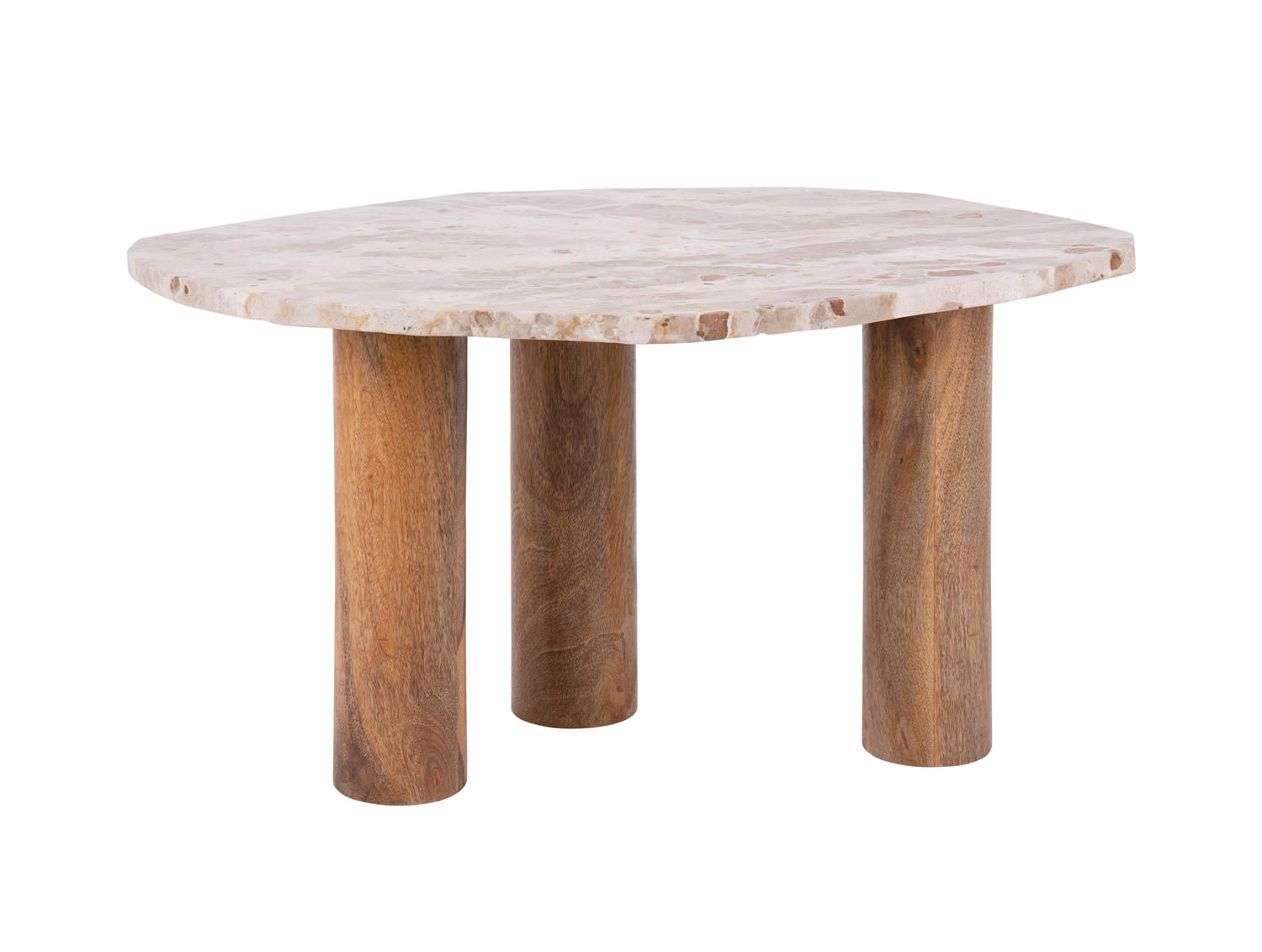 BEISTELLTISCH Organic 75/50/40 cm - Braun, Naturmaterialien (75/50/40cm) - Leitmotiv