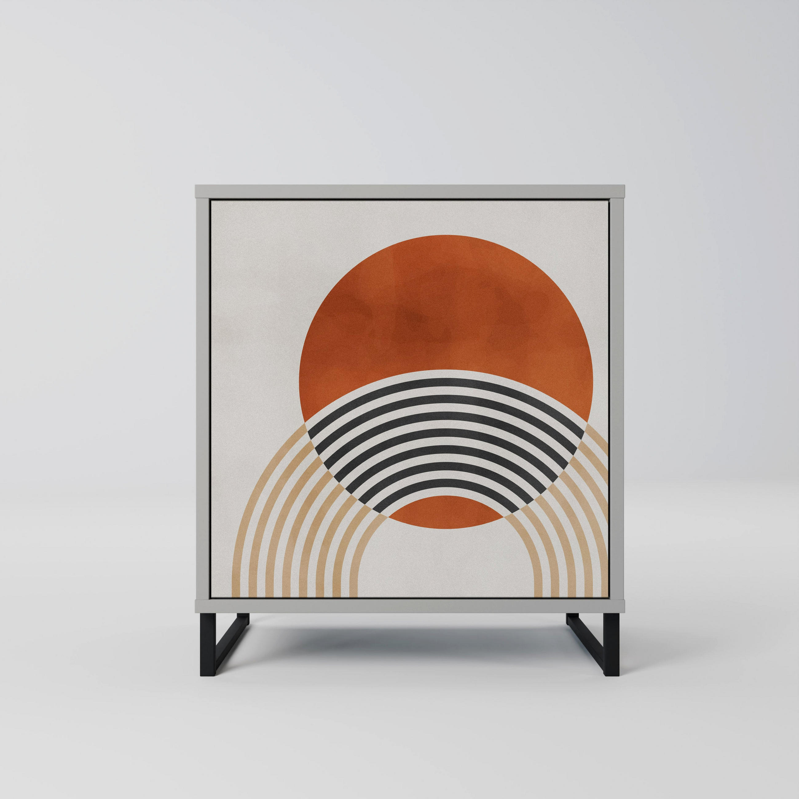 SpaceRebels Sideboard Grau 57.5x67.5x42 cm