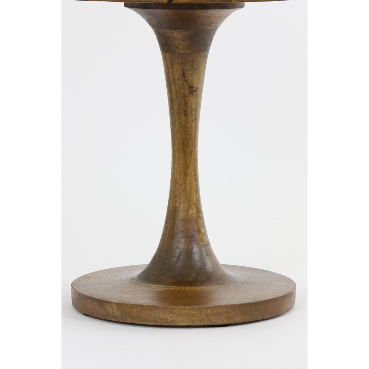 BEISTELLTISCH JOEKON - Braun- Ø40x47cm - Braun, Holz (40/40/47cm) - Light & Living