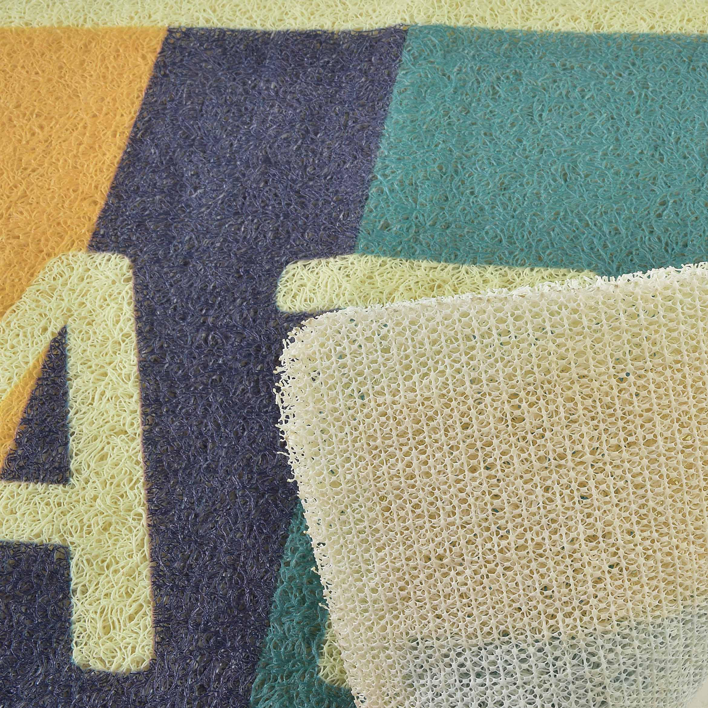 BADTEPPICH Zac Mehrfarbig 58/38/2 cm Textilien - Multicolor, Textil (38/58cm) - Mondex