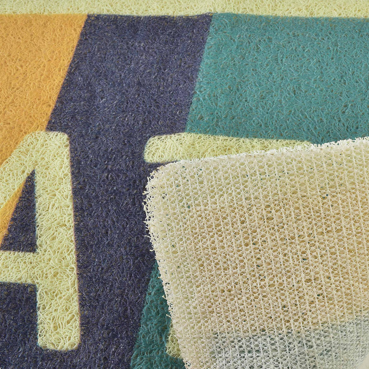 BADTEPPICH Zac Mehrfarbig 58/38/2 cm Textilien - Multicolor, Textil (38/58cm) - Mondex