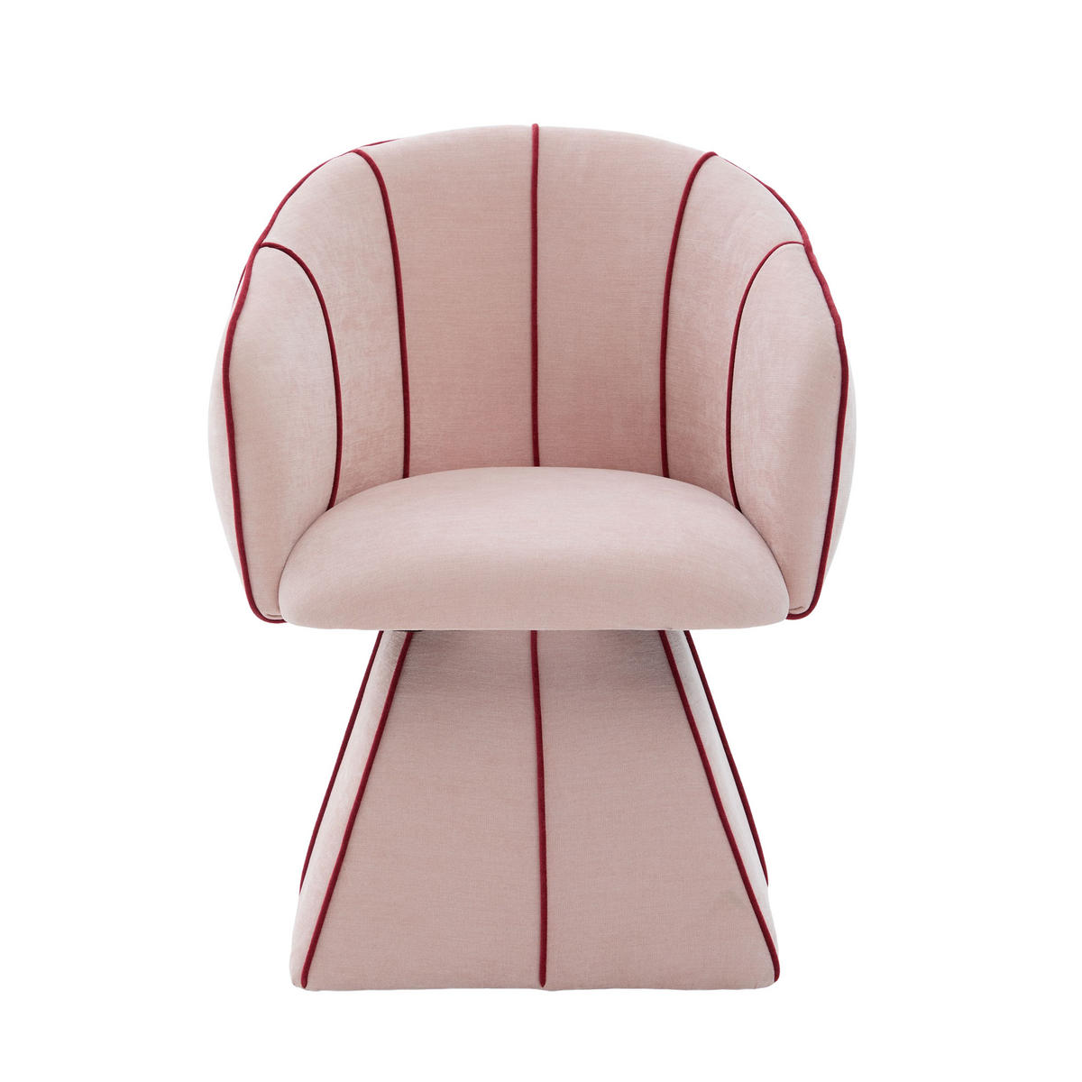 SESSEL mit 360° drehbar, hohe Rückenlehne, DE-42258, Rosa - Pink, Holzwerkstoff (54/74.5/56cm) - ComfortXL