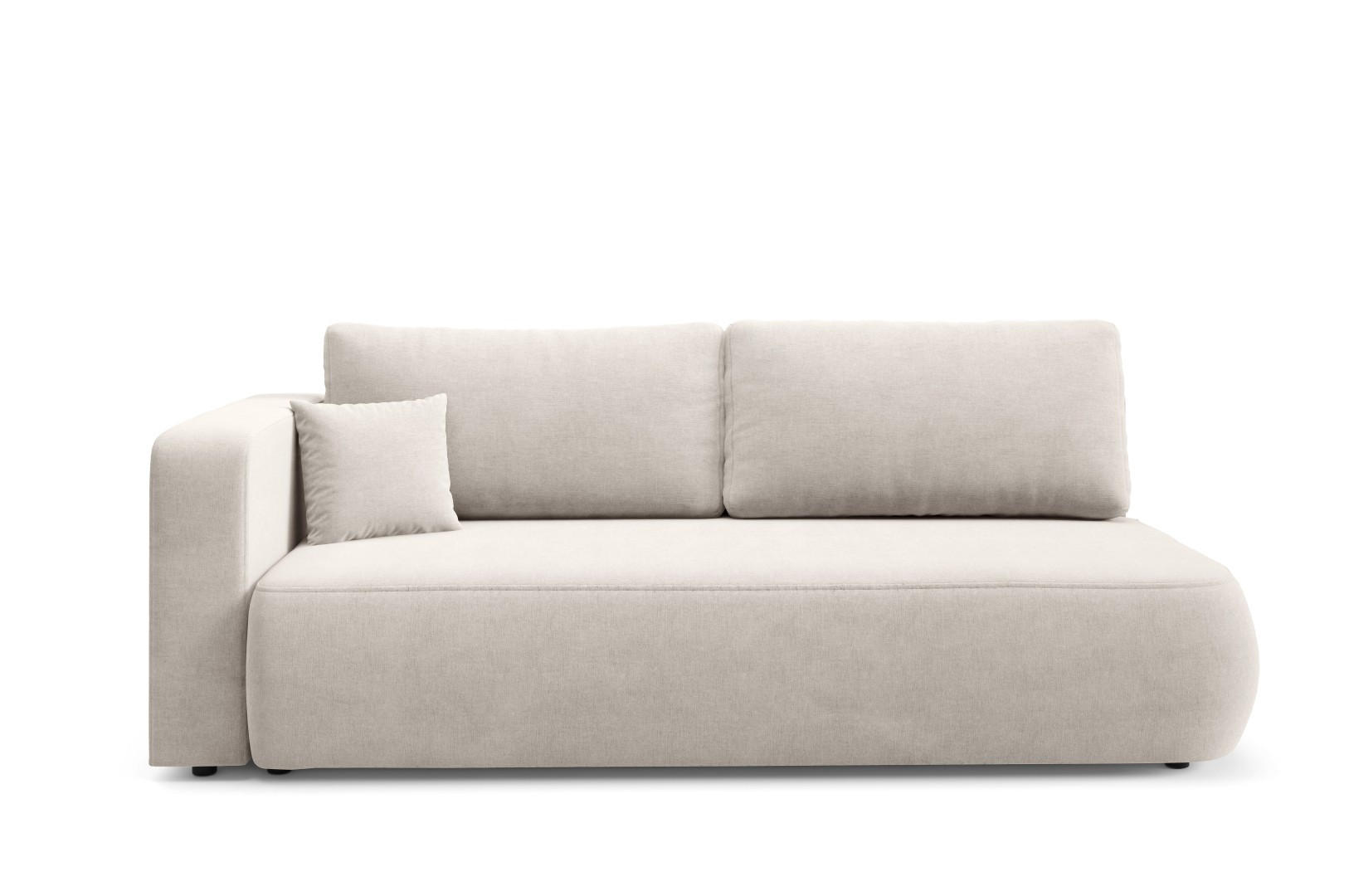 SCHLAFSOFA mit Bettkasten Beige - Beige/Schwarz, Holz/Holzwerkstoff (228/82/106cm) - Furnisell