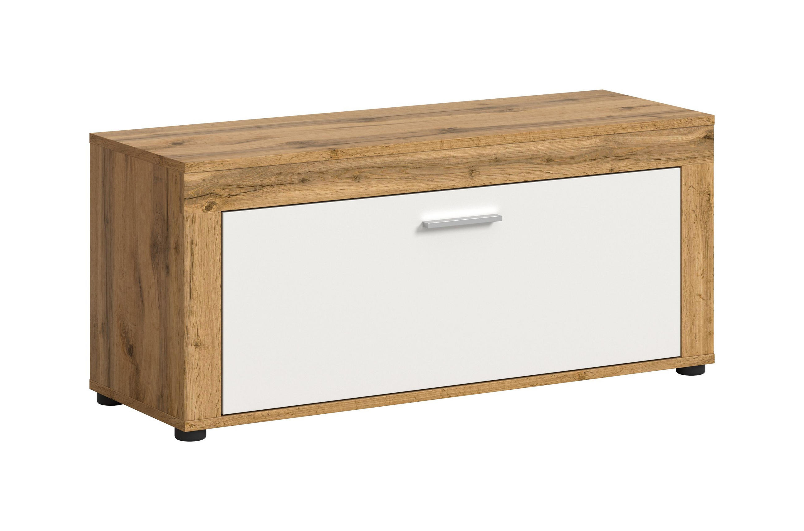 SITZBANK JAM (B/H/T: ca. 100/44/35 cm) in Wotan Eiche Nachbildung/weiß - Eichefarben, Holzwerkstoff (100/44/35cm)