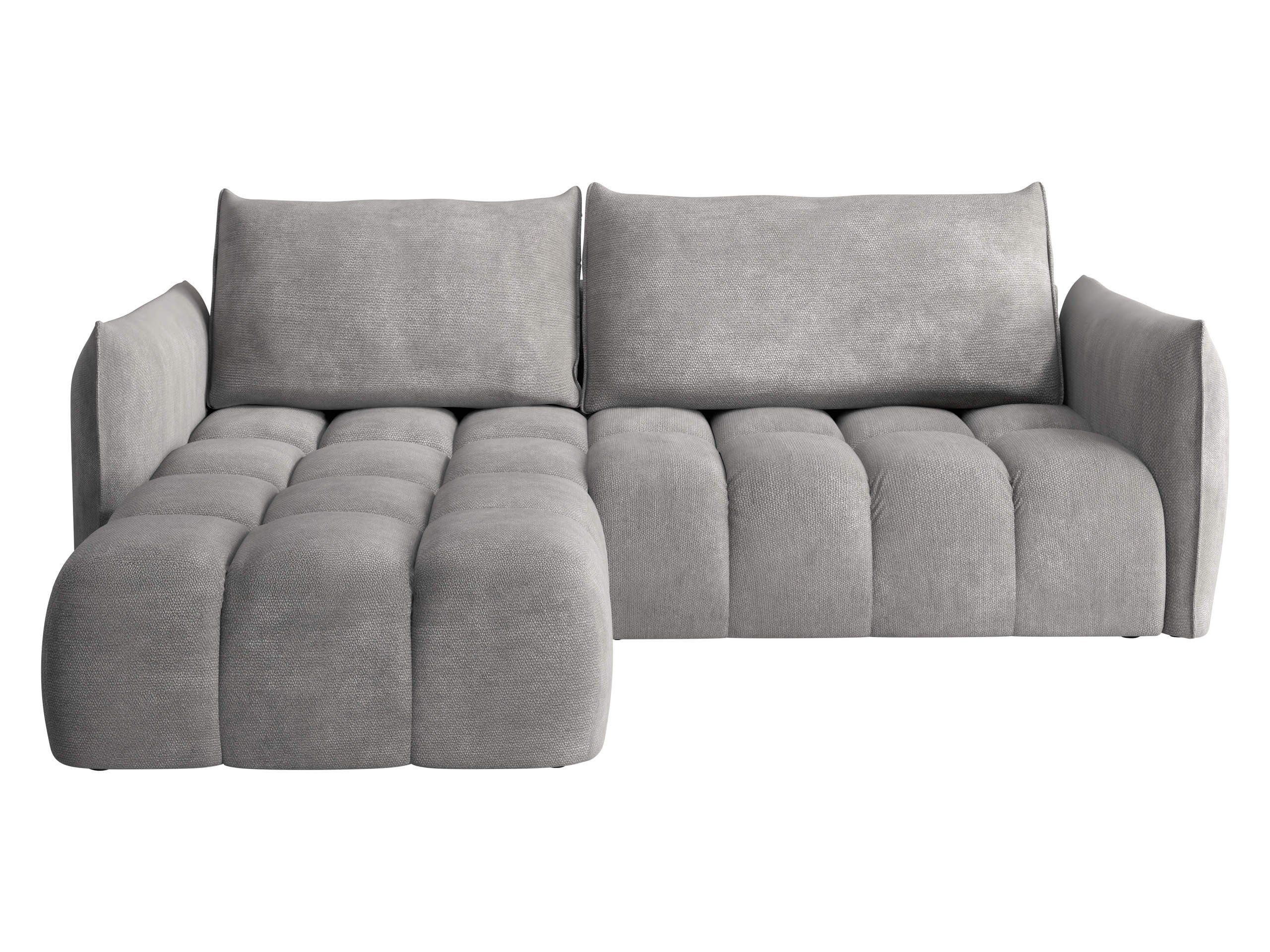 ECKSOFA Marsala, Seite: Links - Schwarz/Grau, Holz/Kunststoff (245/167cm) - MIRJAN24