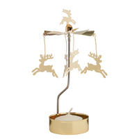 TEELICHTKARUSSELL Merry Go Round - Goldfarben, Metall (15cm) - Butlers