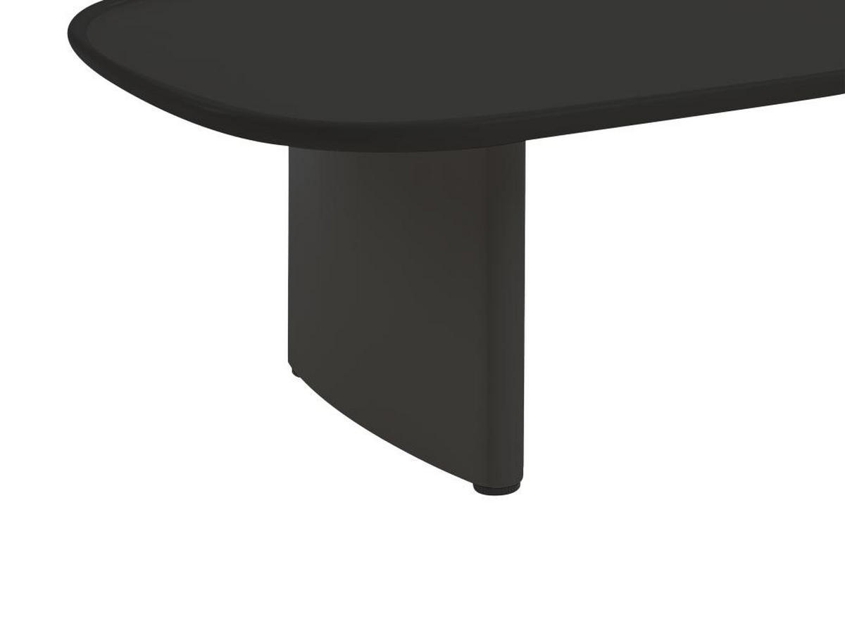 COUCHTISCH - MDF & Acryl - Schwarz & Transparent- RASIA - Schwarz, Holz (120/60/35cm) - Pascal Morabito