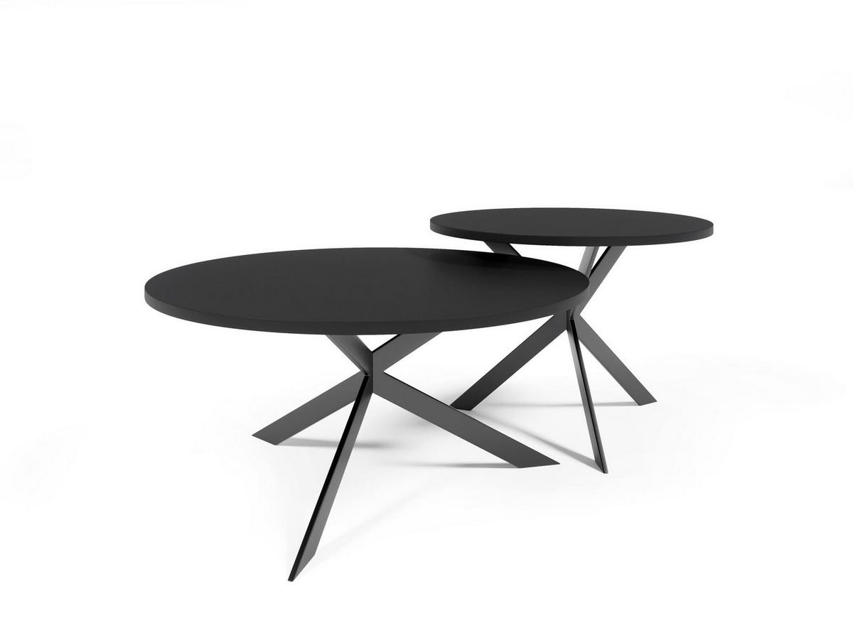 COUCHTISCH LIBRE Schwarz 75x75x36 cm - Schwarz, Holzwerkstoff (75/75/36cm) - FURNLUX