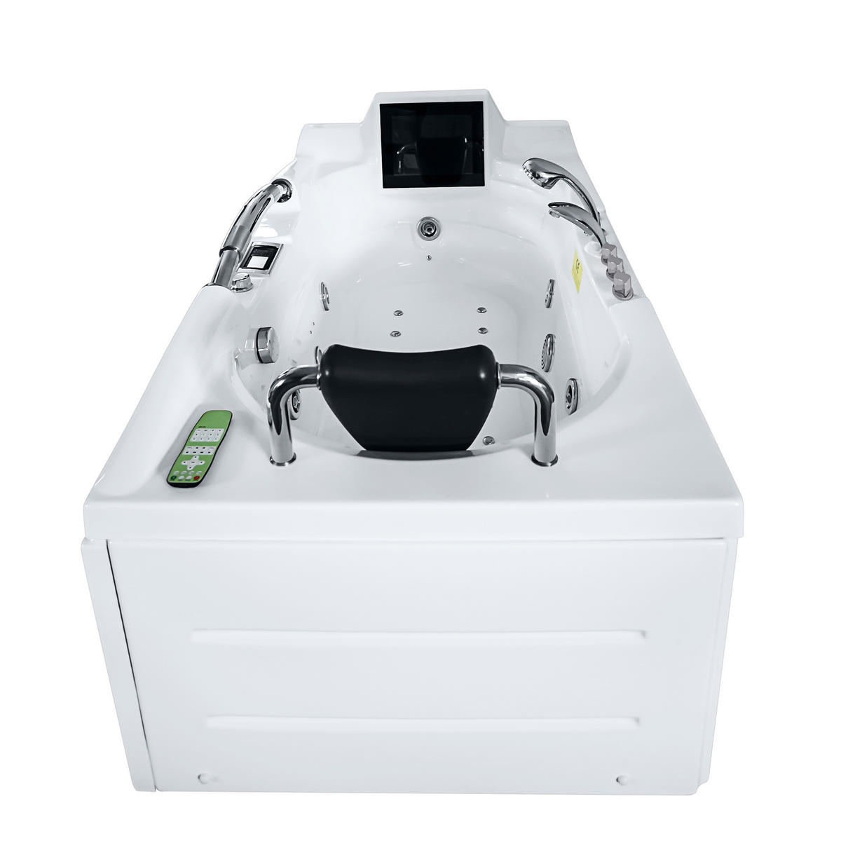 WHIRLPOOL Pool Badewanne mit TV T42R-TH-ALL 92x171cm - Weiß, Glas/Kunststoff (92/79/171cm) - AcquaVapore by Sandra Jentho