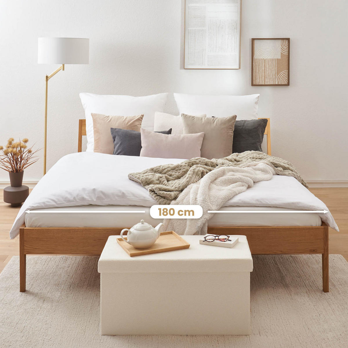 SITZBANK 76/38/38 cm, Beige - Beige, Kunststoff (38/38/76cm) - Blumtal