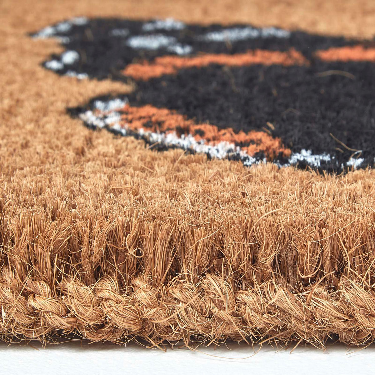 FUSSMATTE Schmetterling, Kokos 45/75 cm - Naturfarben, Naturmaterialien (45/75cm) - Homescapes